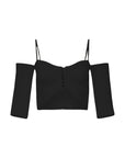 Elsa crop top - ALICE EVIS second skin knitwear beachwear one size woman clothing