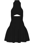 High neck doll dress - ALICE EVIS second skin knitwear beachwear one size woman clothing