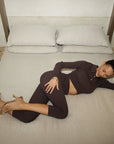 Limited Ava cropped leggings - ALICE EVIS second skin knitwear beachwear one size woman clothing