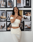 Lora one shoulder top - ALICE EVIS second skin knitwear beachwear one size woman clothing