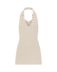 Kaya button mini dress