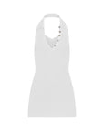 Kaya button mini dress