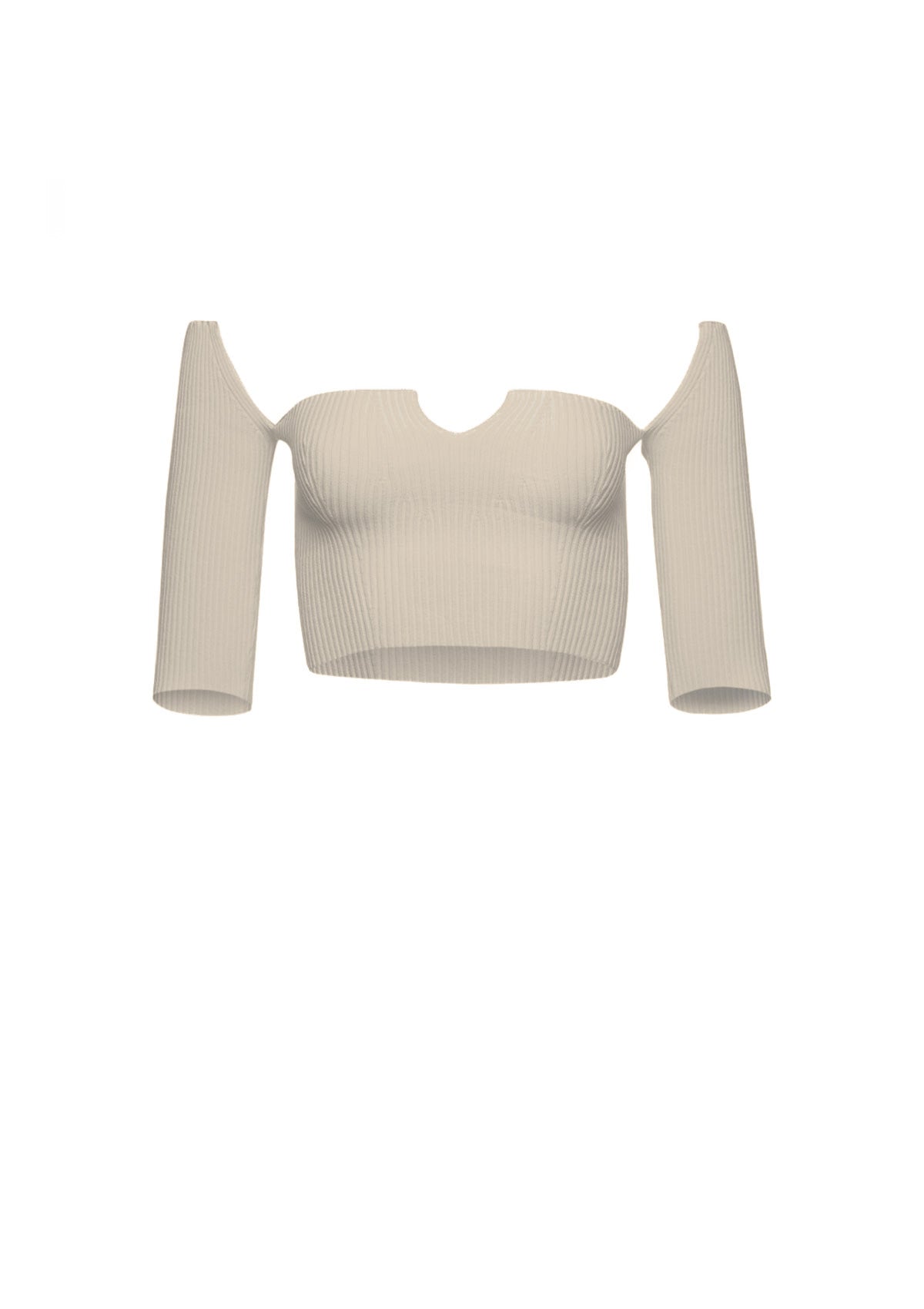 Alice crop top - ALICE x EVIS second skin knitwear beachwear one size woman clothing