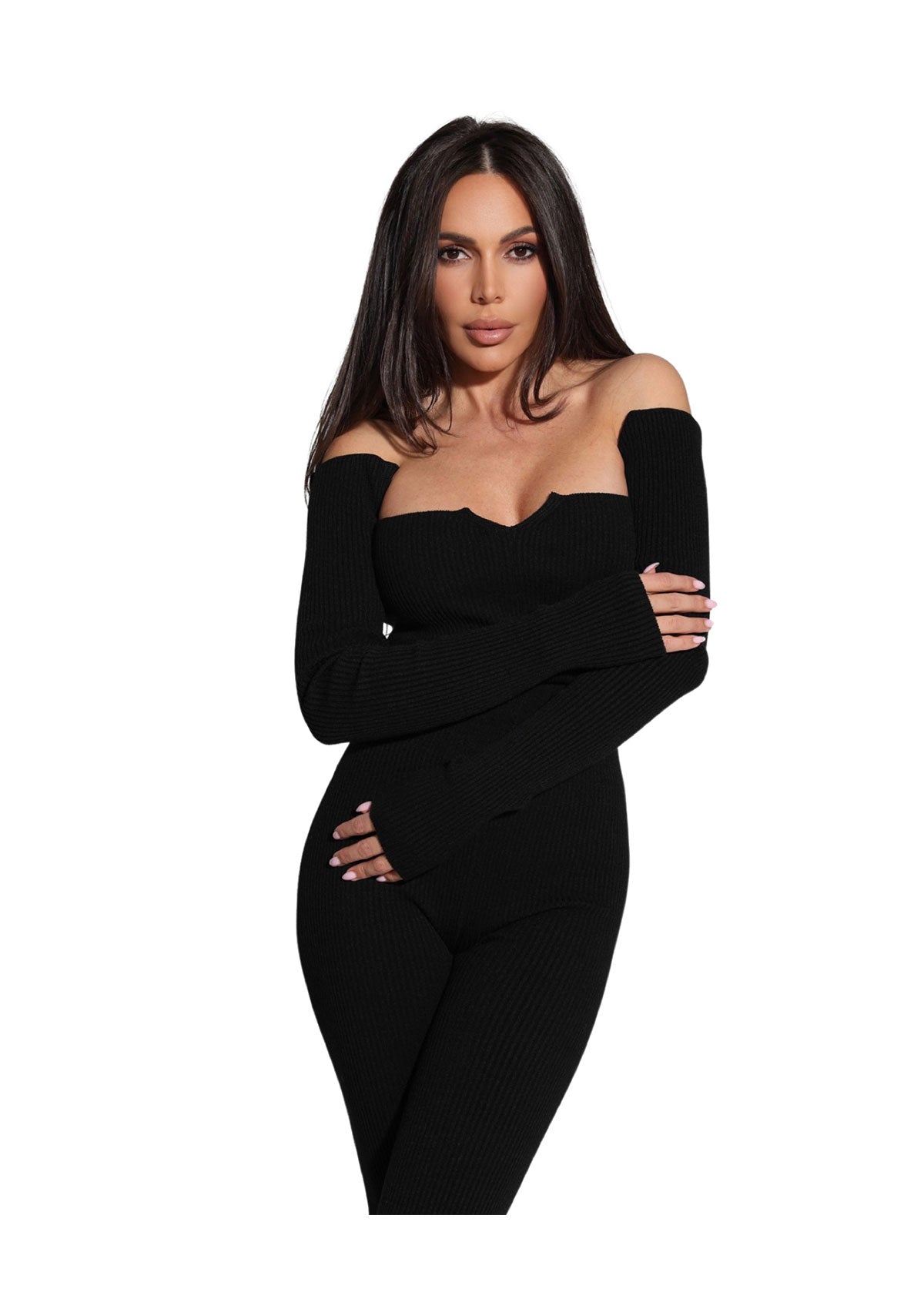 Alice long jumpsuit - Alice x Evis second skin knitwear beachwear one size woman clothing