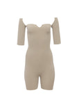 Alice short jumpsuit - ALICE x EVIS second skin knitwear beachwear one size woman clothing