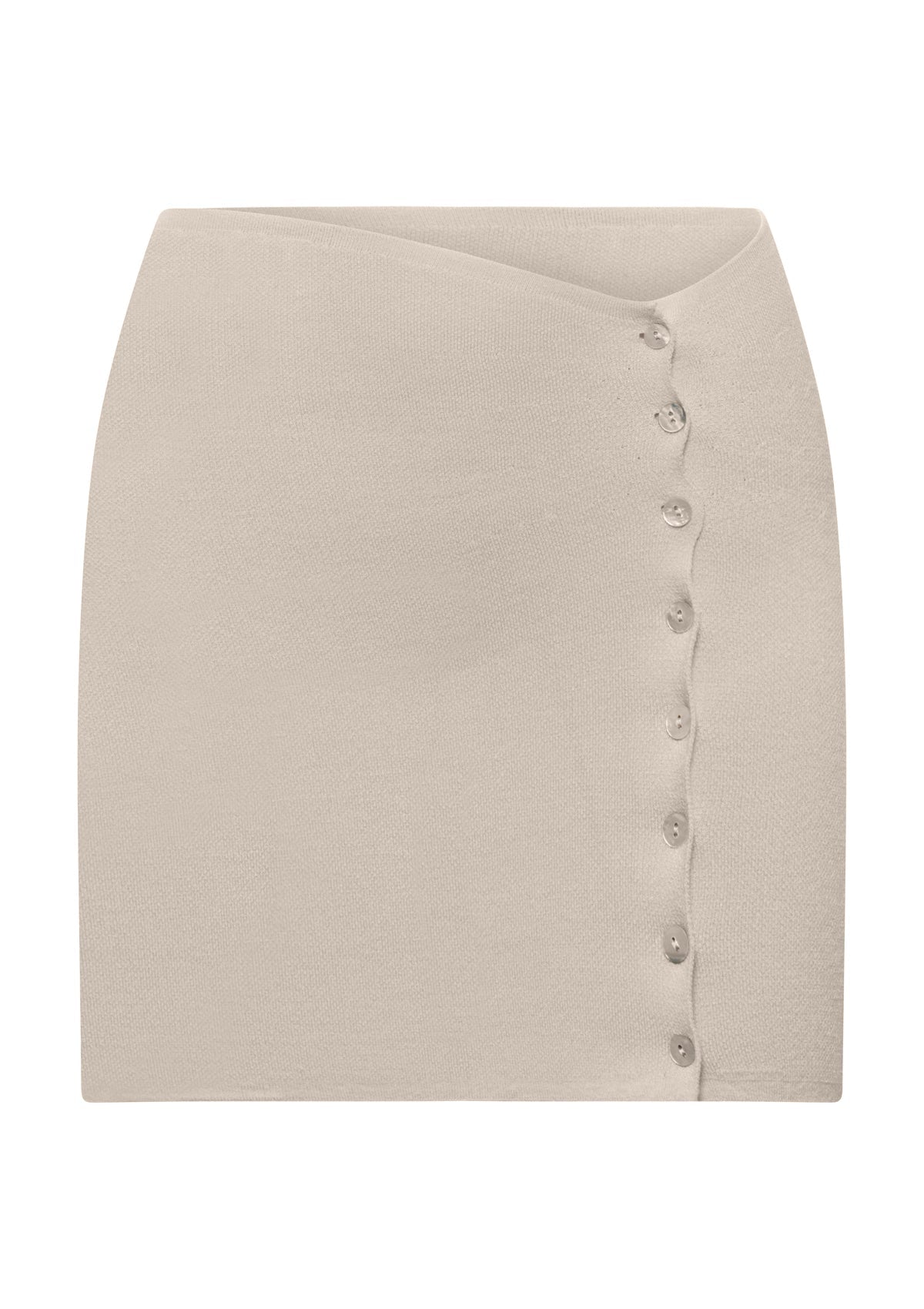Elsa button skirt - ALICE EVIS second skin knitwear beachwear one size woman clothing
