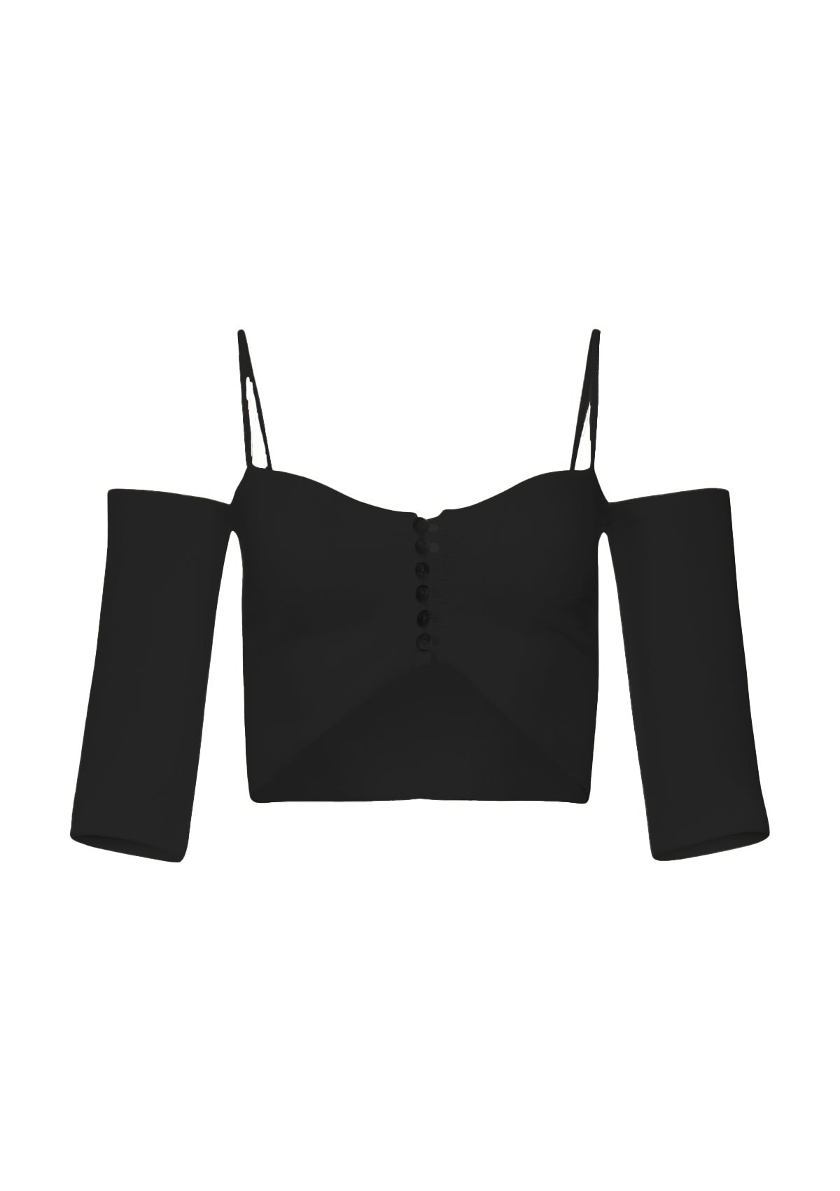 Elsa crop top - ALICE EVIS second skin knitwear beachwear one size woman clothing
