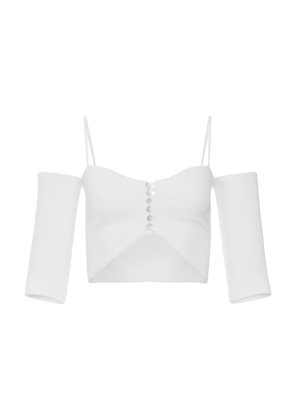 Elsa crop top - ALICE EVIS second skin knitwear beachwear one size woman clothing