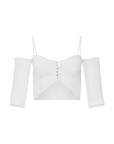 Elsa crop top - ALICE EVIS second skin knitwear beachwear one size woman clothing