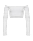 Elsa sheer top - ALICE EVIS second skin knitwear beachwear one size woman clothing
