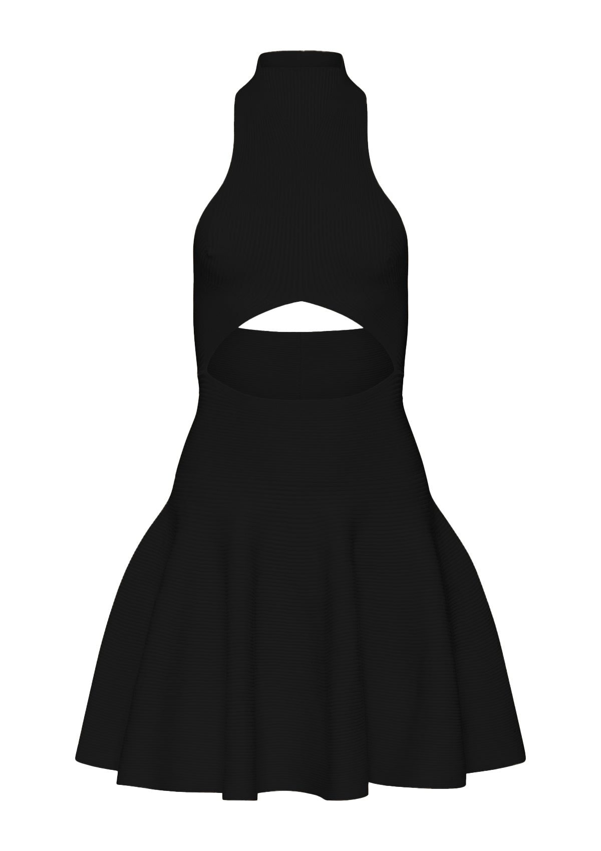 High neck doll dress - ALICE EVIS second skin knitwear beachwear one size woman clothing