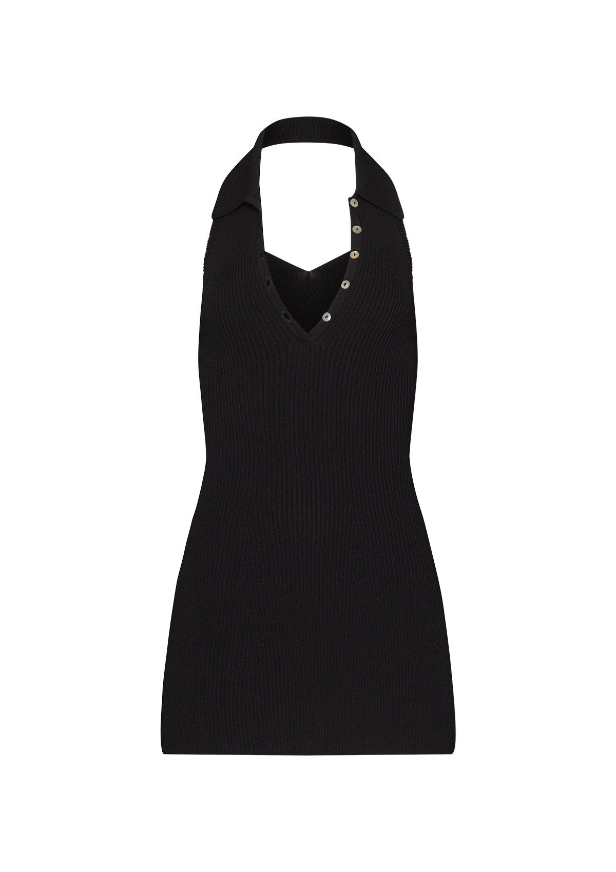 Kaya button mini dress - ALICE EVIS second skin knitwear beachwear one size woman clothing