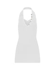 Kaya button mini dress - ALICE EVIS second skin knitwear beachwear one size woman clothing