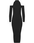 Kaya cut out shoulder dress - ALICE EVIS second skin knitwear beachwear one size woman clothing