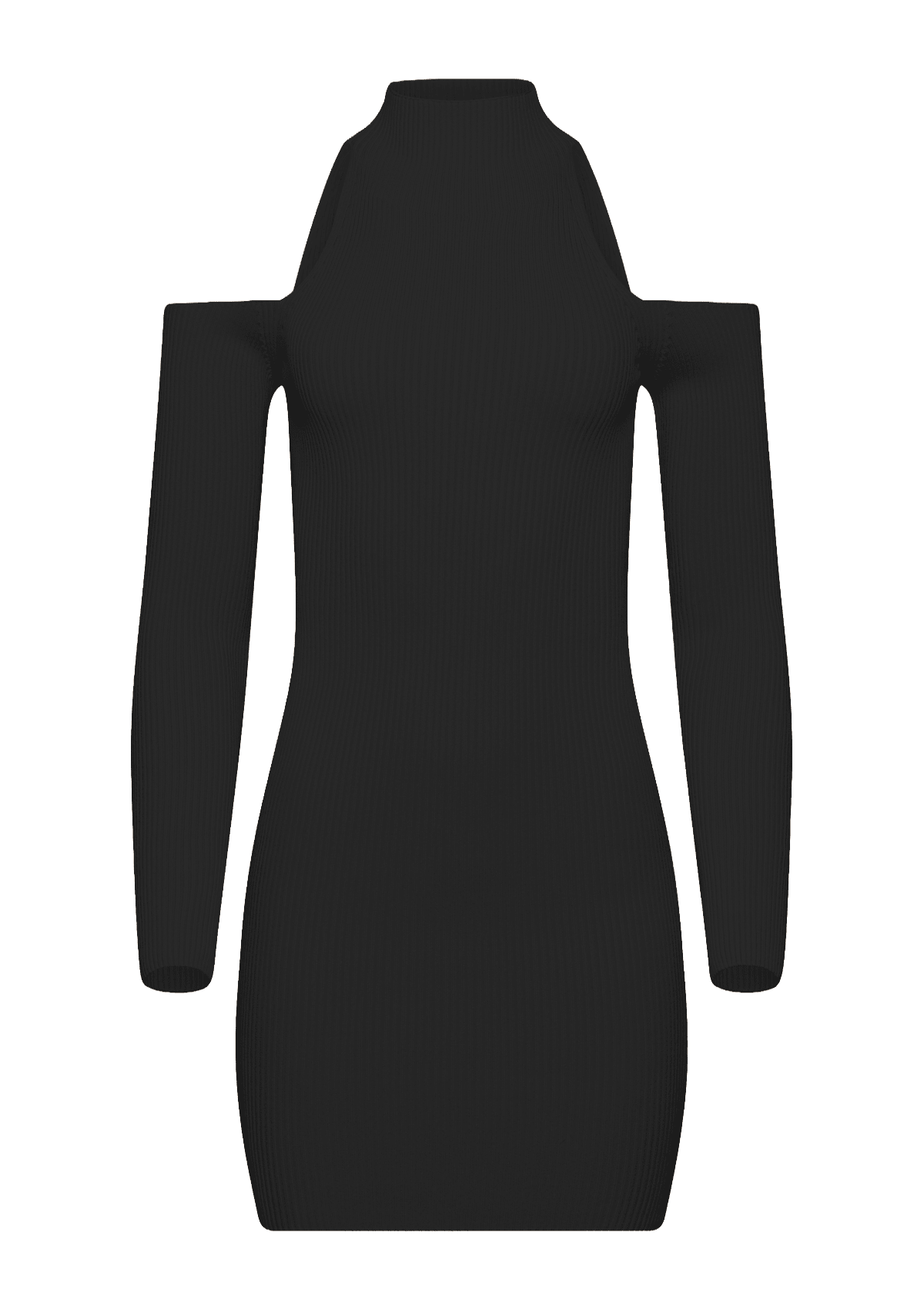 Kaya cut out shoulder mini dress - ALICE EVIS second skin knitwear beachwear one size woman clothing