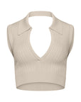 Kaya V-neck top - ALICE EVIS second skin knitwear beachwear one size woman clothing
