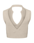 Kaya V-neck top - ALICE EVIS second skin knitwear beachwear one size woman clothing