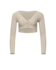 Kendall cropped cardigan - ALICE x EVIS second skin knitwear beachwear one size woman clothing