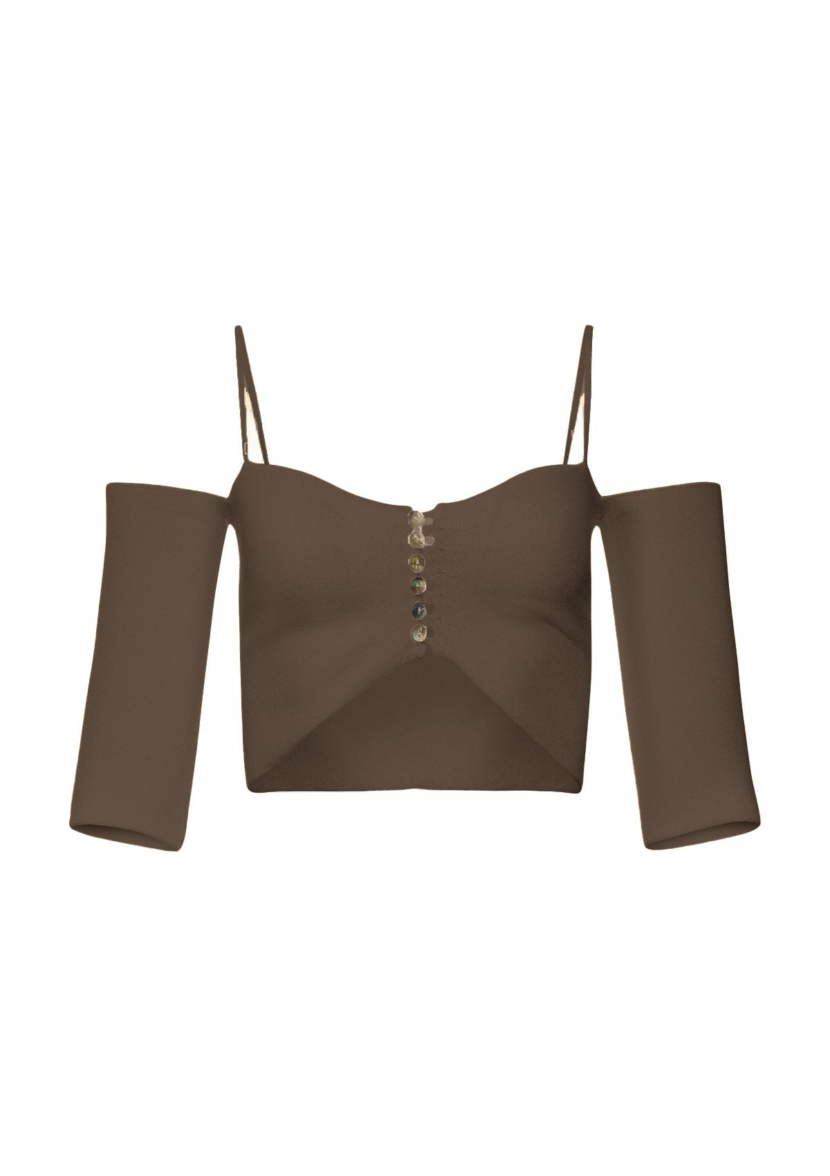 Limited Elsa crop top - ALICE EVIS second skin knitwear beachwear one size woman clothing