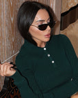 Limited Kaya long polo shirt - ALICE EVIS second skin knitwear beachwear one size woman clothing