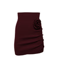 Limited rose skirt - ALICE EVIS second skin knitwear beachwear one size woman clothing