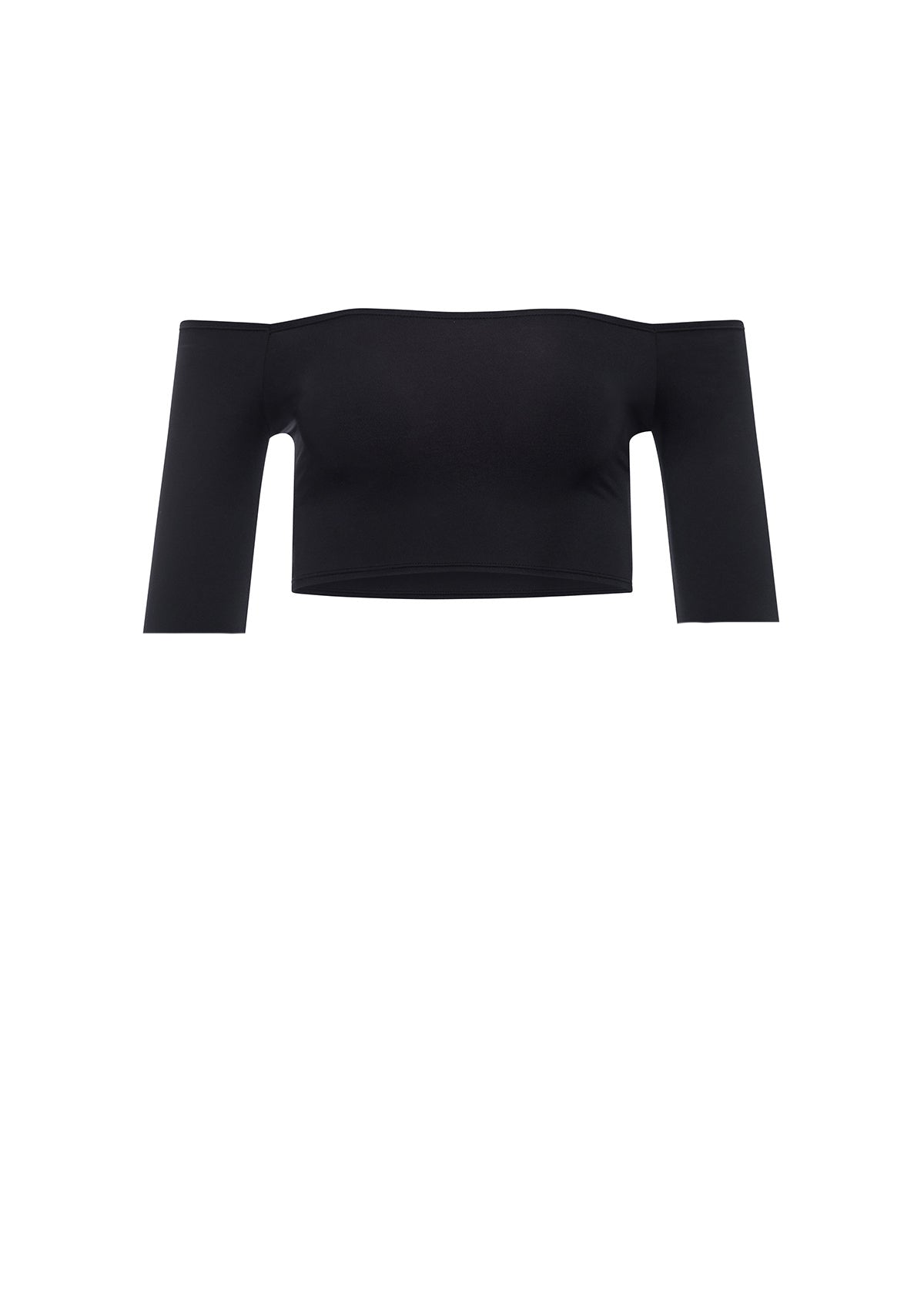 Off - shoulder mid sleeve top - ALICE EVIS second skin knitwear beachwear one size woman clothing